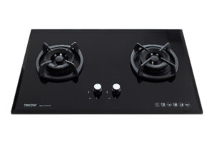 Tecno 2-Burner 75cm Glass Hob with Inferno Wok Burner Technology