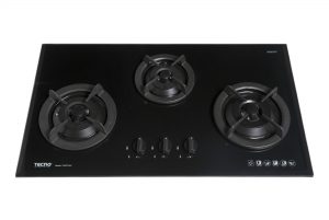 Tecno 3-Burner 86cm Tempered Glass Cooker Hob