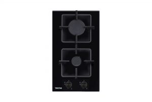 Tecno 2-Burner 30cm Tempered Glass Domino Cooker Hob
