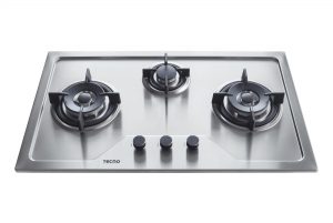 Tecno 3-Burner 86cm Stainless Steel Cooker Hob