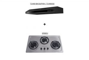 TCH901BK/SS + SR98SV Hob Hood Package Deal