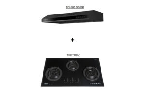 TCH908BK + T333TGSV Hob Hood Package Deal