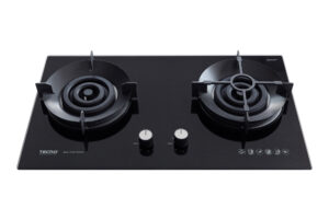 Tecno 2-Burner 78cm Glass Cooker Hob with True Triple Ring Burners