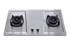 Tecno 2-Burner 86cm Stainless Steel Cooker Hob with Inferno Wok Burner Technology