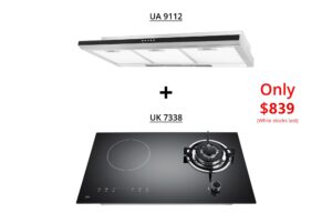 UNO UA 9112 + UK 7338 Hob Hood Package Deal