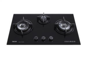 Tecno 3-Burner 76cm Tempered Glass Cooker Hob