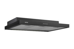 UNO Black Slim Line Cooker Hood