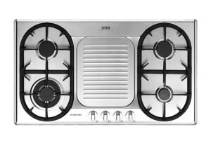 UNO 86cm 4-Burner Stainless Steel Hob